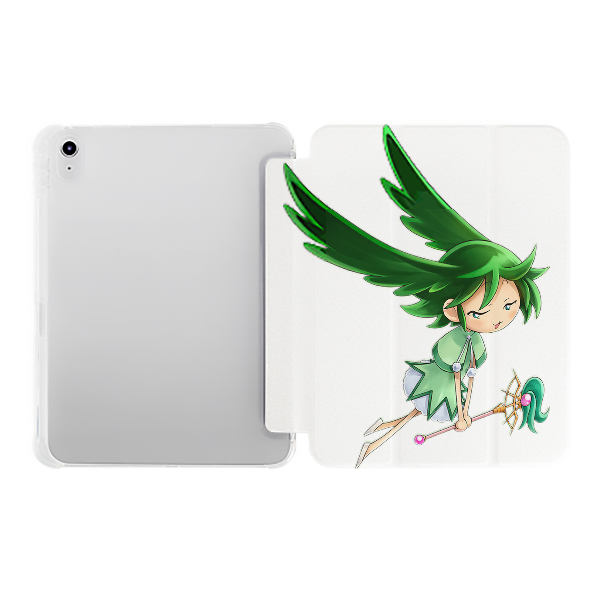 （画像用） 遊☆戯☆王 Yu-Gi-Oh! IPad ケース ペン収納付き 三つ折りスタンド PUレザー×シリコン 対応機種9.5/10.5/10.9インチ